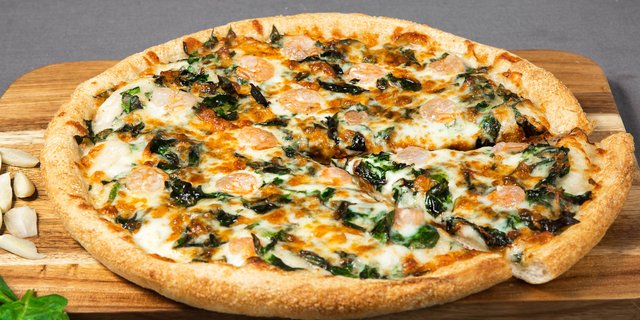 Sarpino's Alfredo Shrimp Pizza