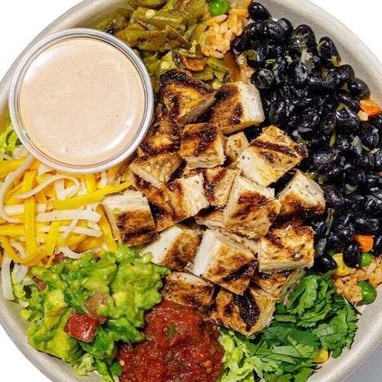 Blackened Chicken Burrito Bowl