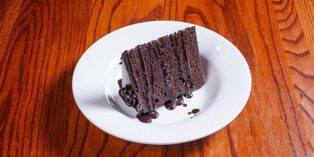 Individual Chocolate Cake Slice