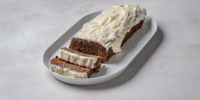 Sliced Carrot Cake