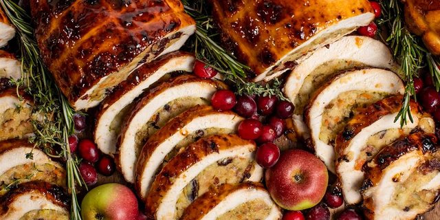 Apple Cornbread Boneless Turkey Breast