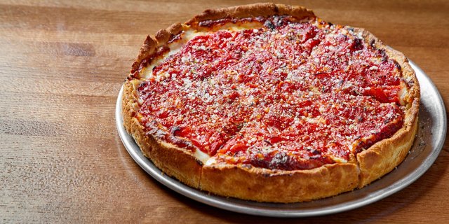 Cheese Deep-Dish Pizza