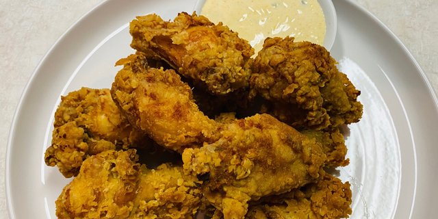 Golden Fried "Game Day" Chicken Wingettes