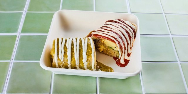 Smothered Breakfast Burrito