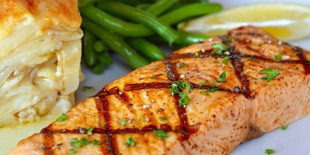 Grilled Atlantic Salmon