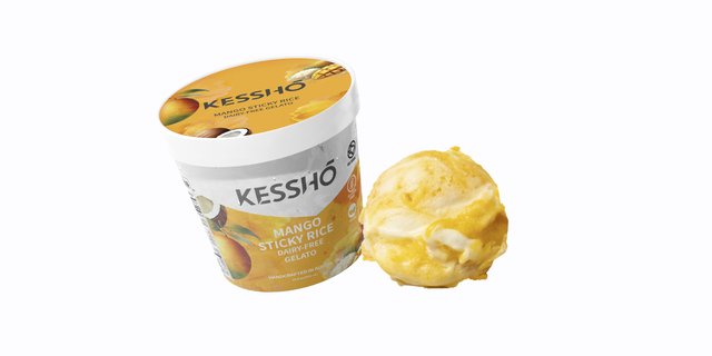 Mango Sticky Rice Gelato Pint