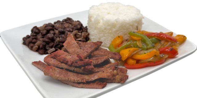 Grilled Steak w/ Vegetables & Salad