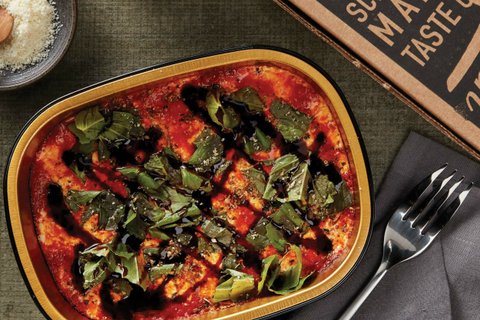 Crustless Margherita Pizza