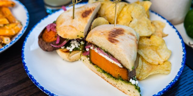 Roasted Sweet Potato Sandwich