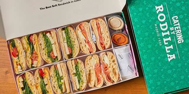 Hot Ciabatta Sandwiches Tray
