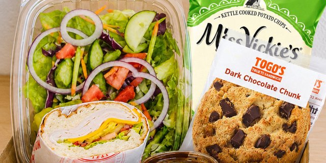 Mini 3" Sandwich & Half Salad Box Lunch