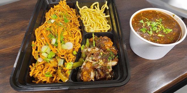 Indo Chinese Boxed Lunch