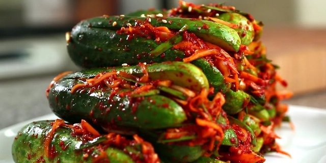 Stuffed Cucumber Kimchi