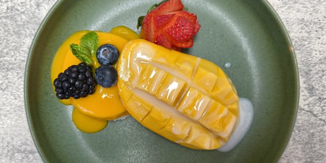 Panna Cotta Mango Tray