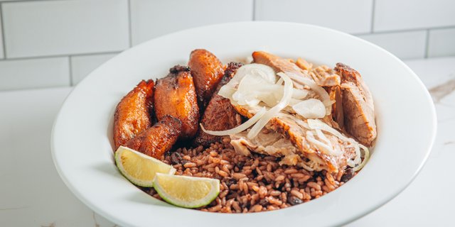 Roasted Pork/Lechon Asado Meal
