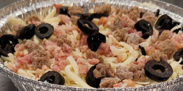 4 Topping Crustless Pizza Bowl