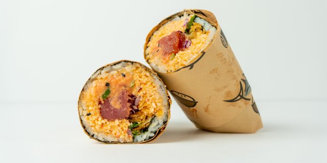 Spice-Sea Sushi Burrito