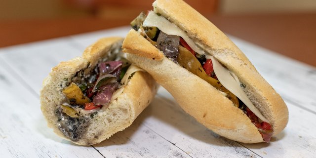Grilled Vegetables Sandwich