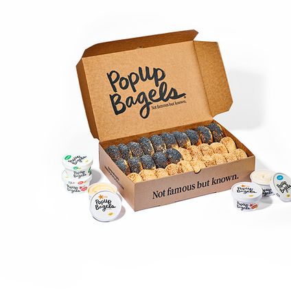 Black & White Bagel Box