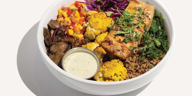 Mango Salmon Bowl