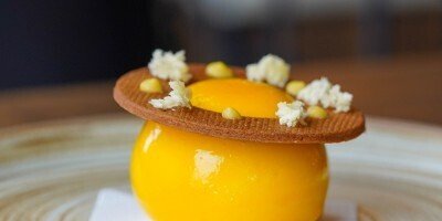 Individual Passion Fruit Mousse Cake
