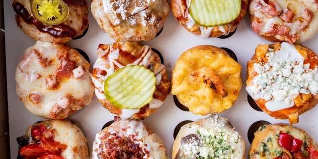 Box of Pizza Cupcakes