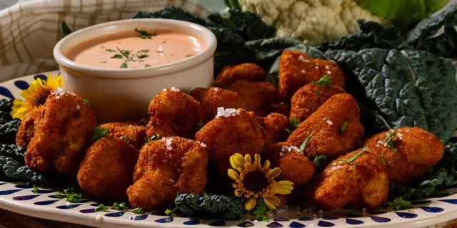 Buffalo Cauliflower Bites