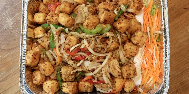 Crispy Lemongrass Tofu