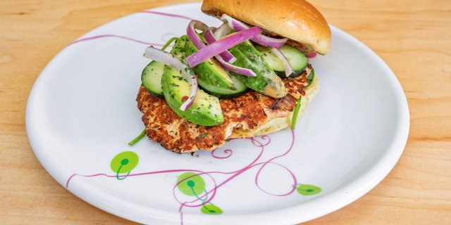The Pacific Catch Burger