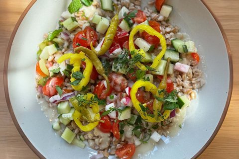 Cucumber-Tomato-Feta Salad
