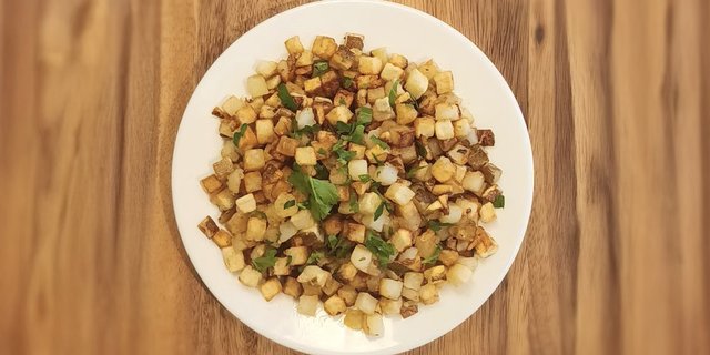 Grilled Potatoes w/ Fresh Parsley