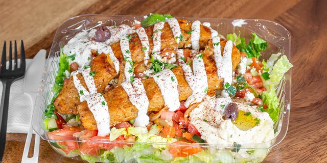 Chicken Kabob Salad