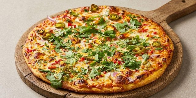 Paneer Tikka Masala Pizza