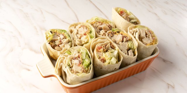 Carolina Grilled Chicken Wraps