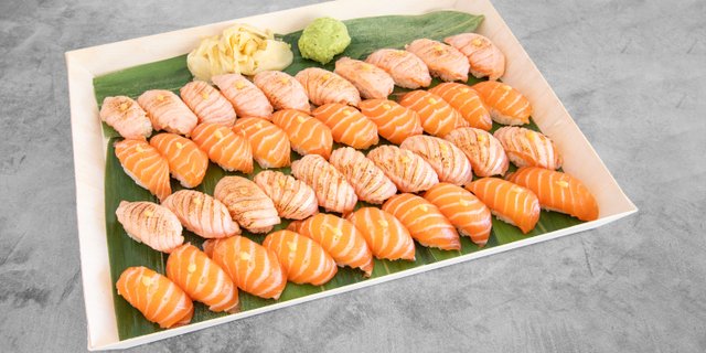 Salmon Nigiri Platter