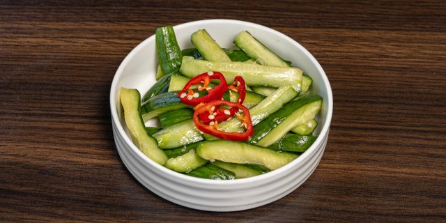 Cucumber & Fresno Chili Salad