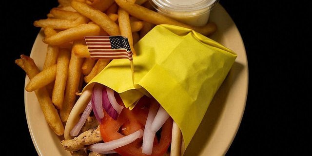 Chicken Gyro Sandwich