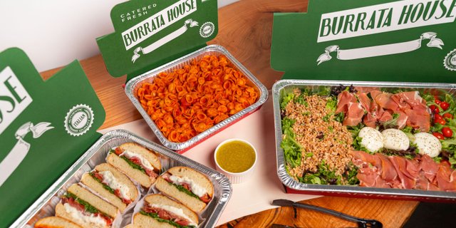 Salad, Pasta & Burrata Panini Package