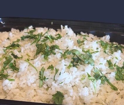 Vegetarian Cilantro White Rice