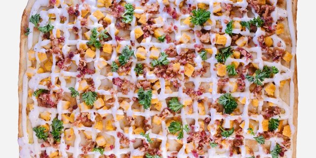 Chicken Bacon Ranch Square 18" Pizza