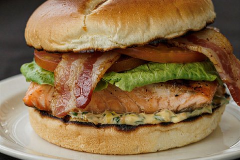 Blackened Salmon BLT Box