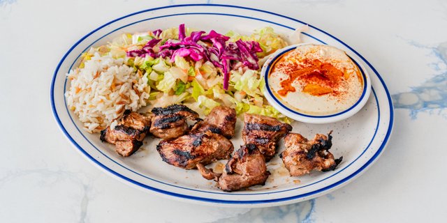 Beef Shish Kebab Plate