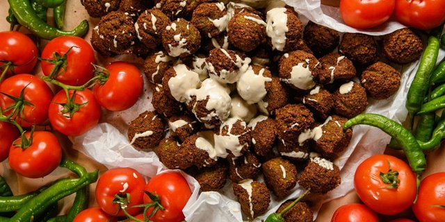 Kosher Falafel Feast Tray