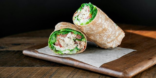 Chicken Caesar Club Wrap
