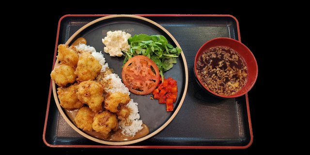 Cauliflower Curry Plate