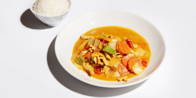Seafood Pineapple Curry Tray