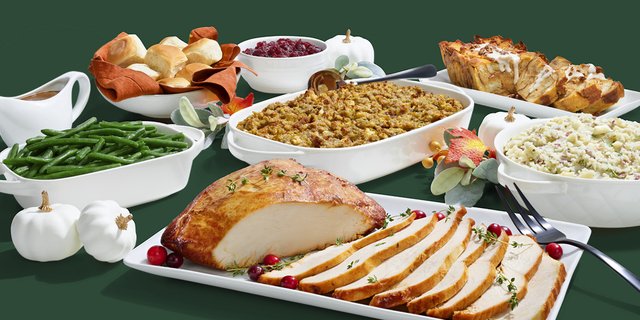 Roasted Turkey Feast for 1