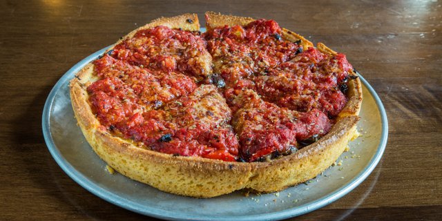Cheese Deep-Dish Pizza