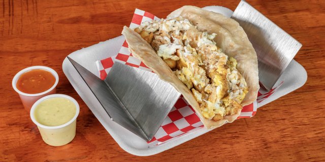 Potato & Egg Breakfast Taco