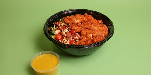 Honey Mustard Crispy Chicken Catering Salad